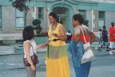 Pat Rice, Roxanne on Right
