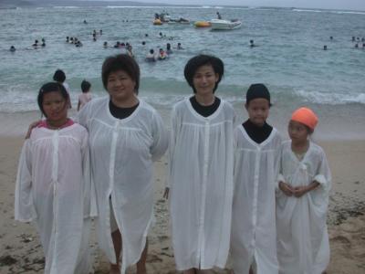 Baptisms, Sept 25, 2005