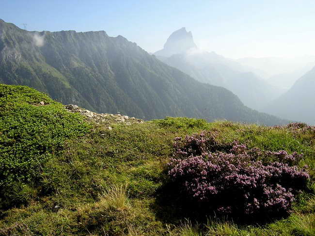 Ossau et Sagette depuis le plateau de Czy