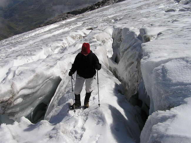2005 : Il reste quand mme quelques crevasses !