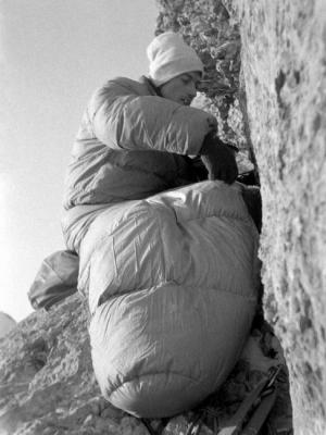 Yannick Seigneur au bivouac