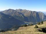 Lac du barrage de Bious Artigues, pics dAule et de Sesques
