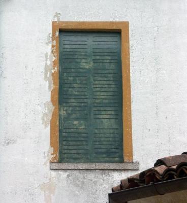 Trompe l'oeil window in Corconio