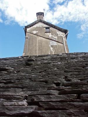 Stone roof