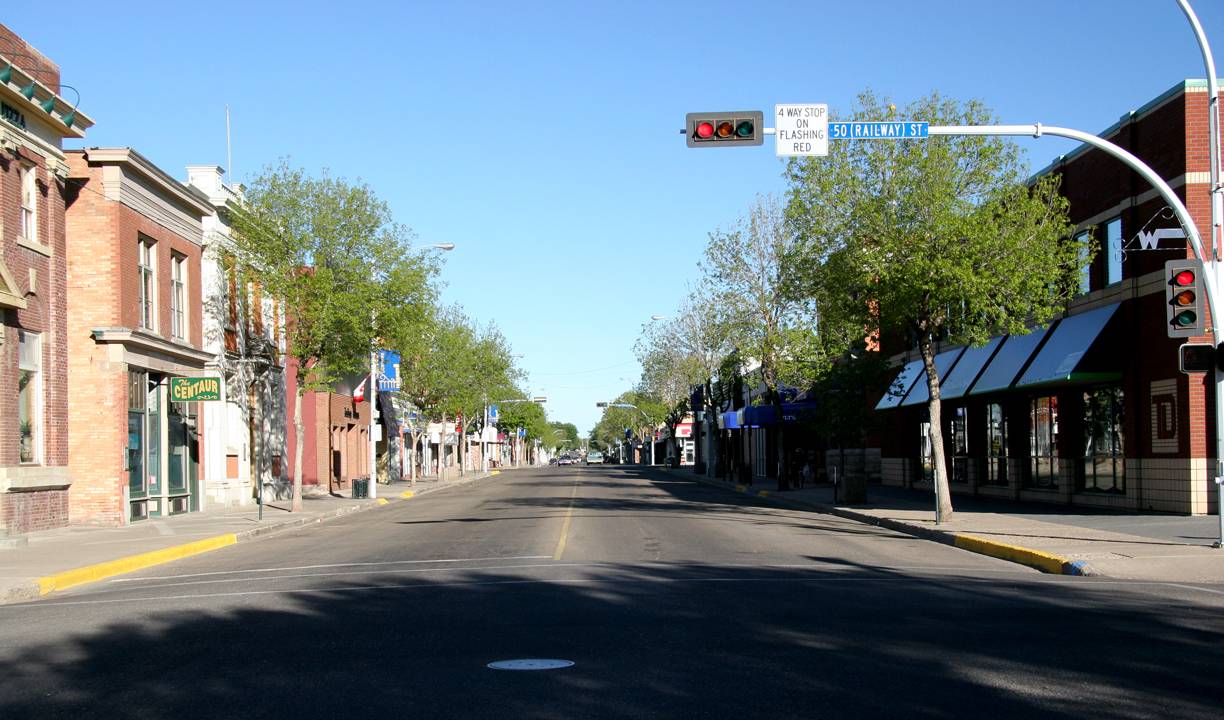 Wetaskiwin Downtown
