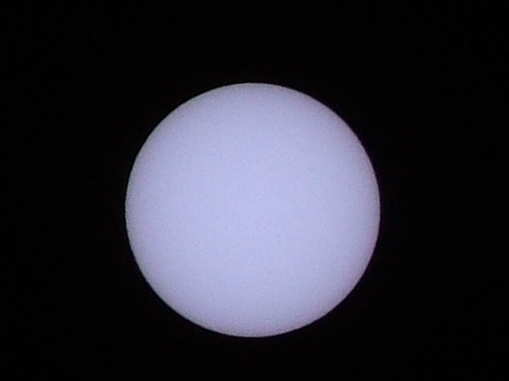 Sun through Baarder filter