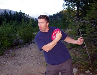 Kevin posing with his disc