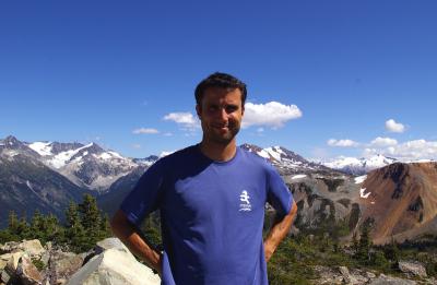 Mark on mountain