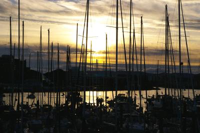 Harbour sunset