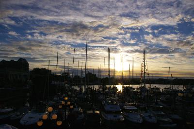 Harbour sunset