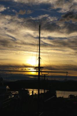Harbour sunset