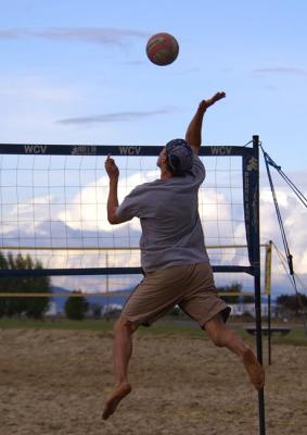 Scott goes for hit