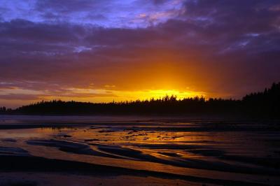 Sunset at Long Beach, Vancouver Island