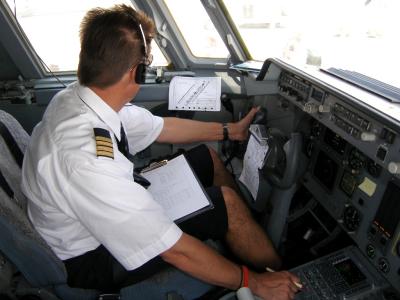 This is the captain from the flightdeck... can I have your attention...