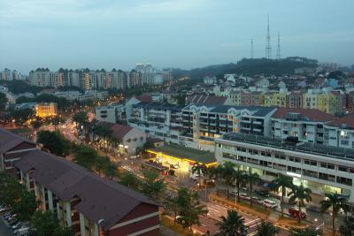 Jalan Jurong Kechil, with Bt. Batok in the background.