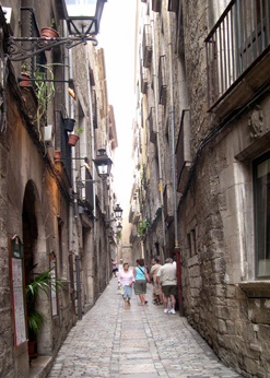 Calle de la Fora in el Call, the Jewish Quarter