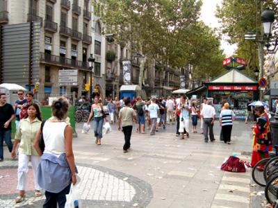 Photos of Barcelona: Las Ramblas (part of Ciutat Vella - Old City), nearby areas and our hotels