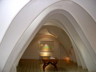 Gaud's Casa Batli: A room in the attic (parabolic vault).