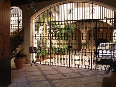 View of our hotel, the Palacio Ca Sa Galesa, from the street (Carrer de Miramar). The hotel was built as a residence in 1571.