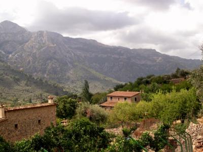 Fornalutx - mountain village north of the Serra de Tramuntana (mountain range) on the island of Mallorca.