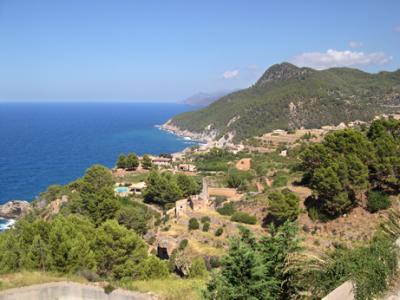 Banyalbufar on the north coast of Mallorca