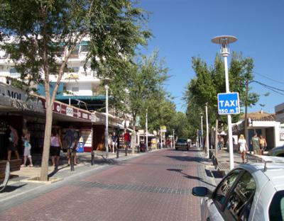 Peguera - a resort town on the west coast of Mallorca