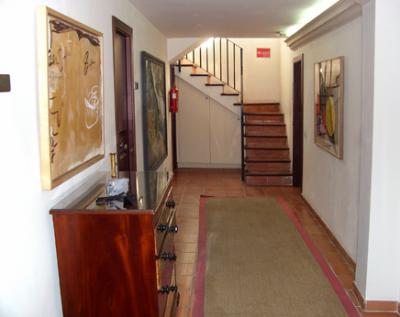 Hallway near our room at the Palacio Ca Sa Galesa - stairs lead to the terrace