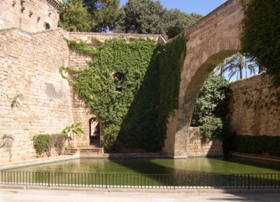 Jardines de s'Hort del Rei - gardens of Arabic influence near the cathedral (La Seu) in Palma.