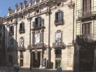 A mansion off of Las Ramblas - probably from the 1700's