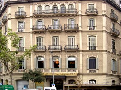 Hotel Continental Placete on Rambla de Catalunya, a few blocks north of Plaa de Catalunya. We stayed here.