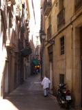 Side street off of Carrer de Ferran near El Call (The Jewish Quarter)
