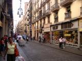 Carrer de Ferran between Las Ramblas and Plaça de Sant Jaume. Barcelona is a clean city - streets are free of litter.