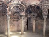 Banys rabs (Arab Baths): From 10th century. Domed hall (Caldarium) - heat from floor - water was scattered to create steam.