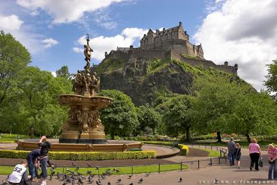 #162 Edinburgh Castle From Princes Street Gardens