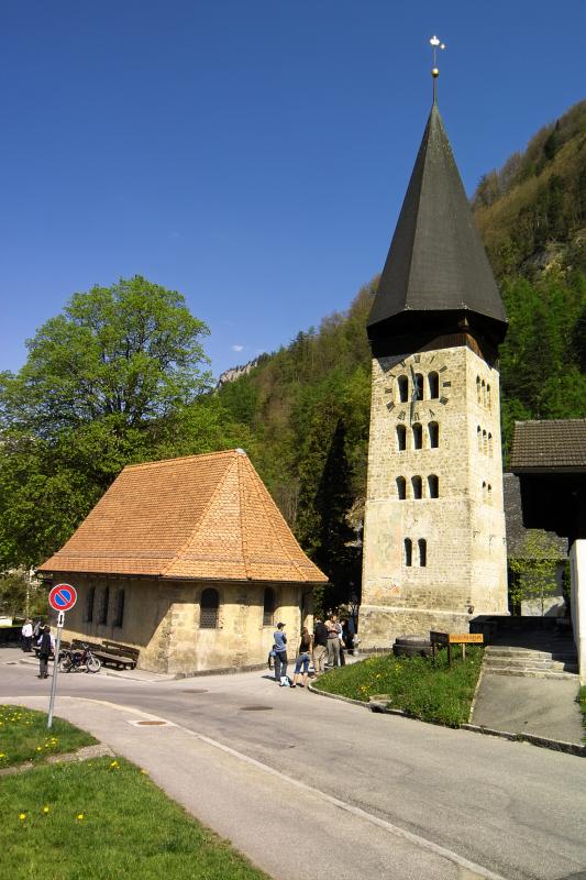 Michaels Church in Meiringen with Kppeli
