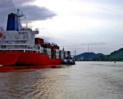 Approaching Pedro Miguel Locks