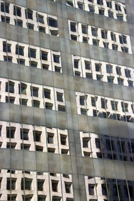 Reflection of MacMillan Bloedel Building