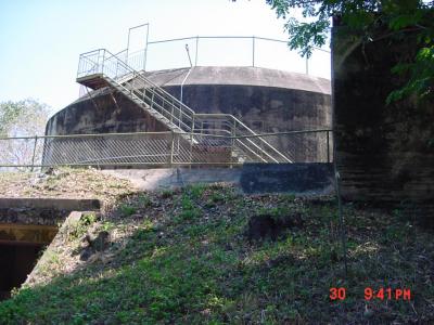 Coastal defense battery, last saw action in 1942