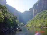 Jim Jim falls.  This is the falls often pictured in books about Kakadu.  Here it is in the dry season.