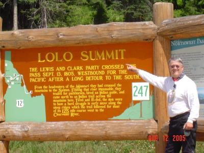 At the Top of LOLO Pass