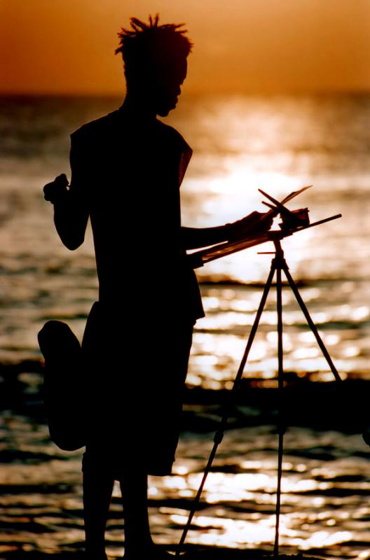 beach artist