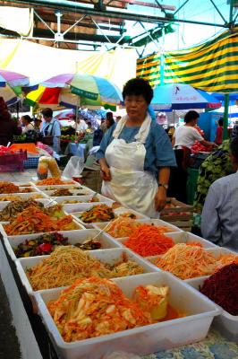Corean salats (at bishkek's market)