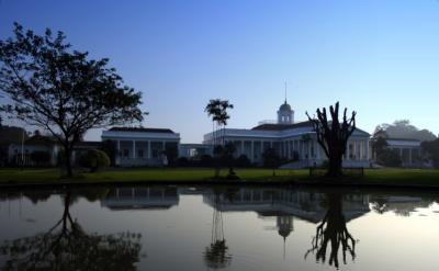 Bogor palace backyard