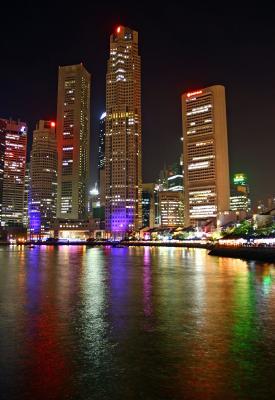 Reflection at Boat Quay