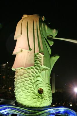 Merlion close up