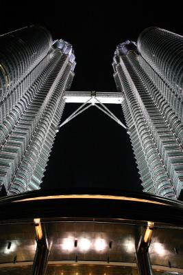 Petronas tower from below