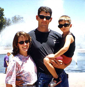 Becky, Ian & I at Balboa Park 1997