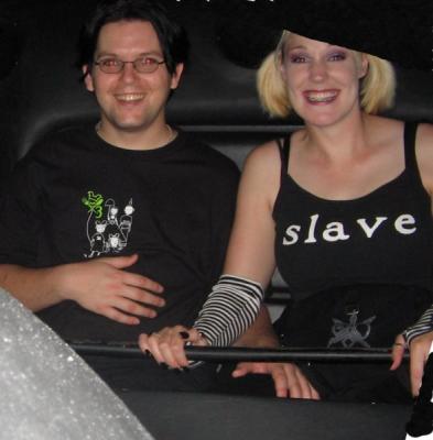 Nick & Summer in the Haunted Mansion doom buggy