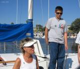 Ian on my Aunt Debbies sailboat