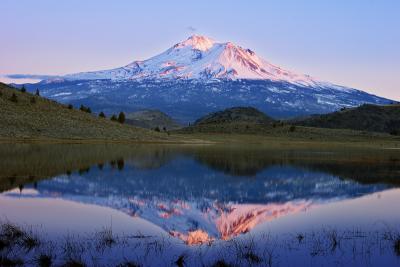 Shasta North Side Reflected